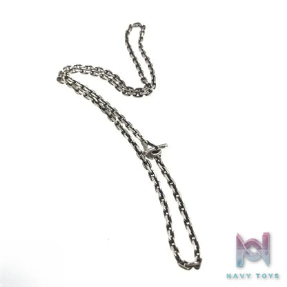 Raven Studio (silver jewelry) – Original Design “Revolution Road” Motorcycle Clasp 4mm Curb Chain Original