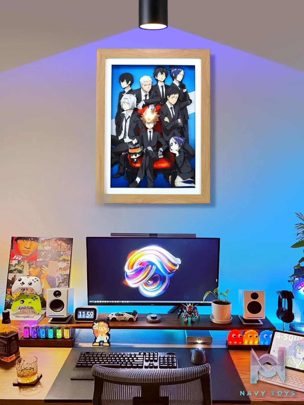 KALA HOME Studio – Katekyo Hitman Reborn! Multiple Characters #01 3D Decorative Painting Katekyo Hitman Reborn!