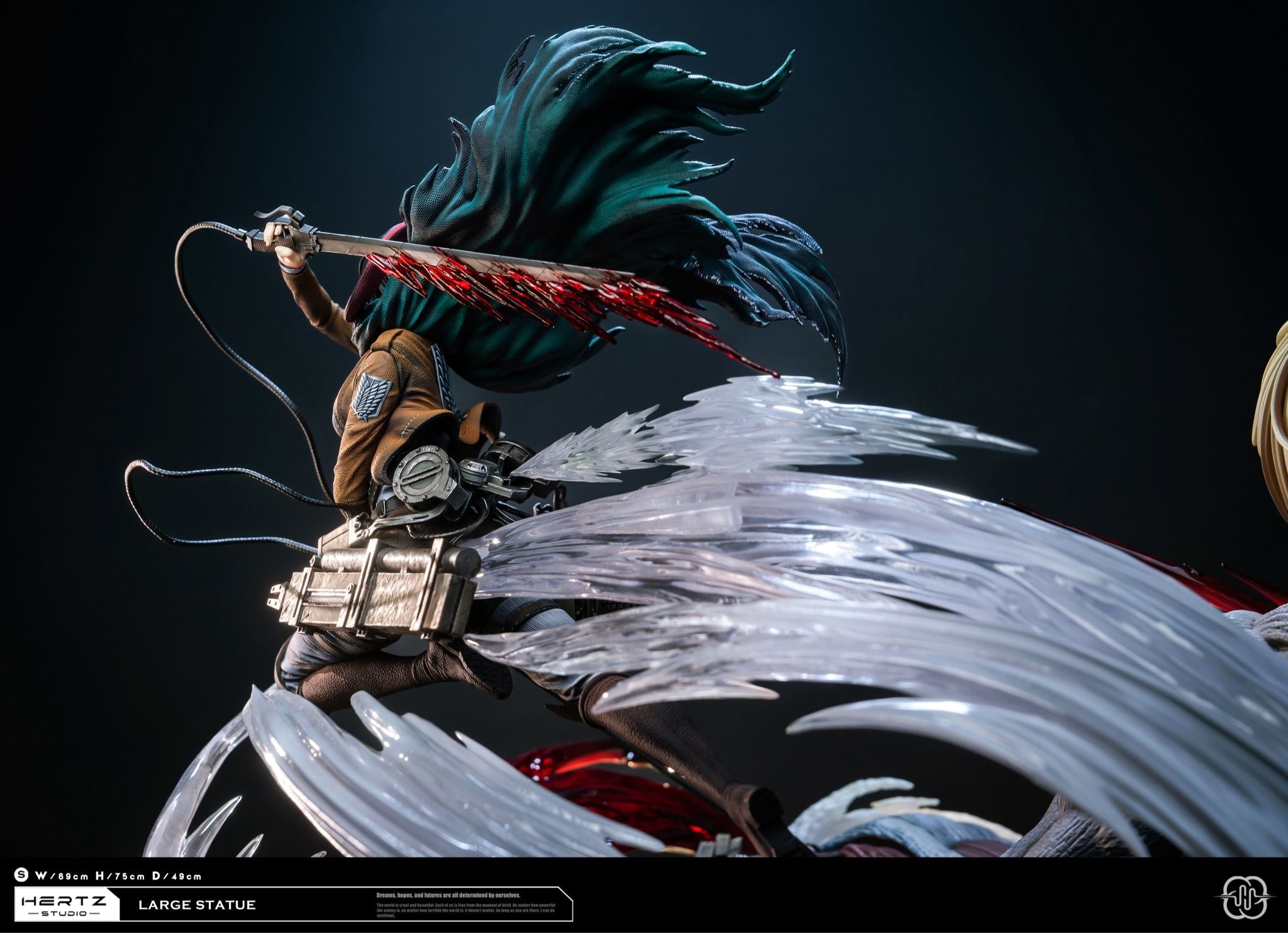 Mikasa vs Female Titan - Attack on Titan - Hertz Studio resin statue Hertz studio anime figure
