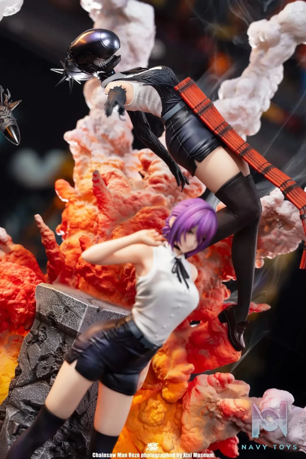 Mountain Rain Cloud Studio - The Movie Reze Arc Chainsaw Man resin statue Navy Toys anime figure