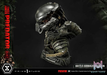 Prime 1 Studio – Premium Bust Predator (Film) Jungle Hunter Predator Battle-Damaged PBPR-03 (Licensed)