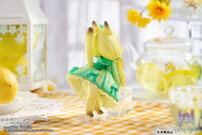 RIBOSE – Original Chibi Figure DLC Series “Tea Time Cats”: “Lemon Cat” (Licensed)