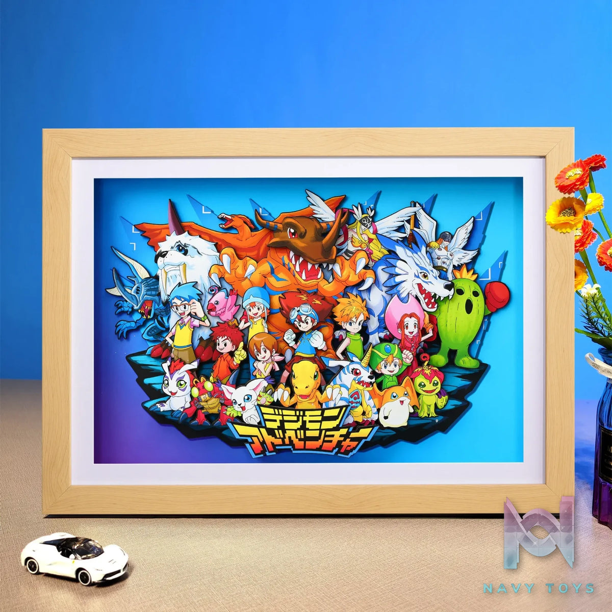 Yu Zhi Jiang Studio – Digimon Multiple Characters Series #7 3D Decorative Painting Digimon