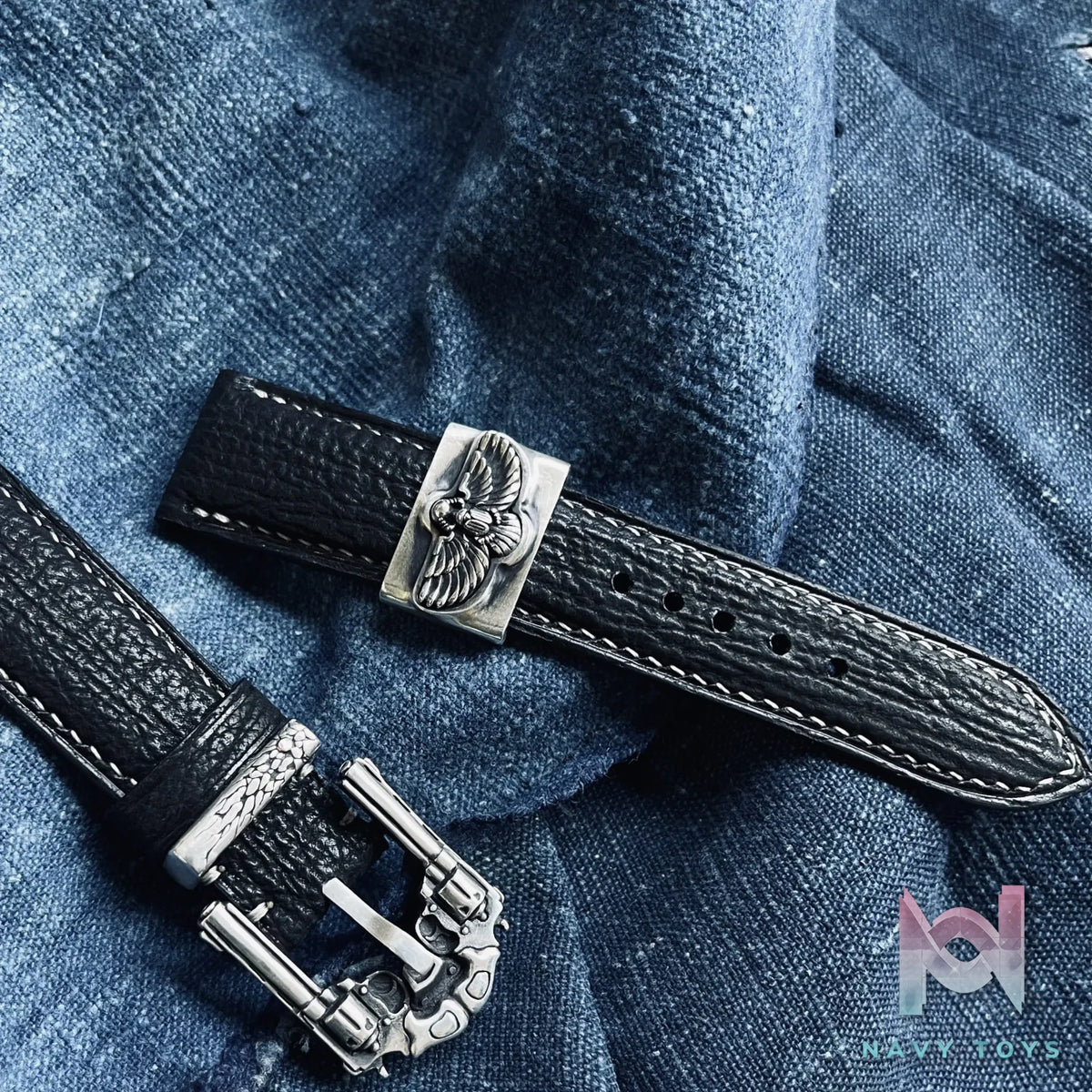 Raven Studio (silver jewelry) – Exclusive Design Scarab Watch Strap Decorative Buckle Original
