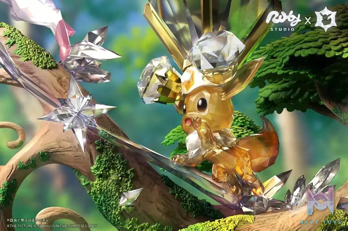Ruby Studio – Pokémon Terastal Eevee Forest Eevee & Sylveon