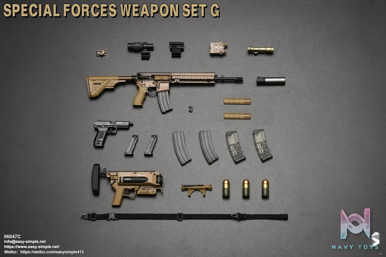 Easy Simple – Special Forces Weapon Set G (Licensed)