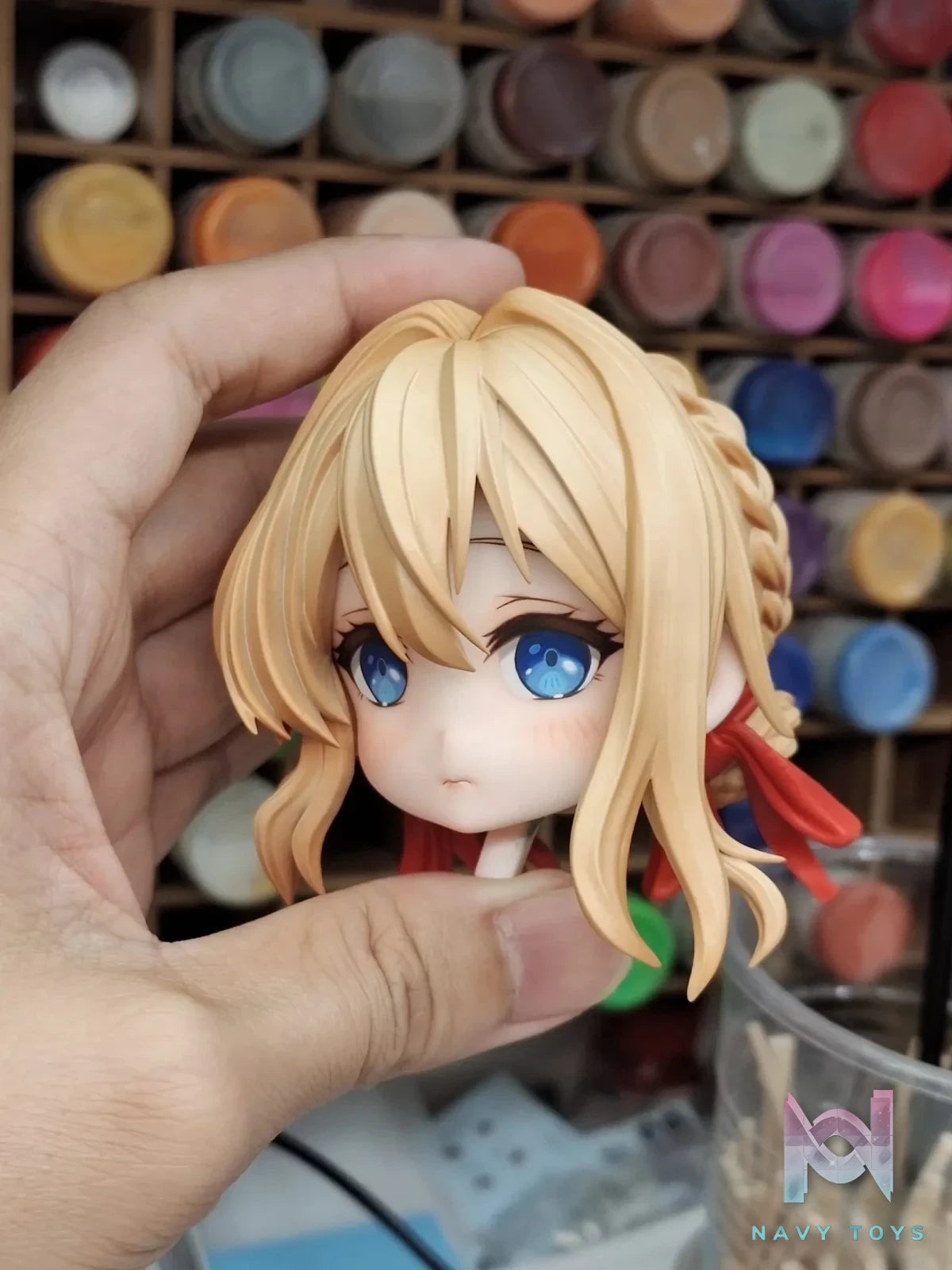 HeRa Studio - Violet Evergarden Chibi Series Violet Evergarden resin statue Navy Toys anime figure