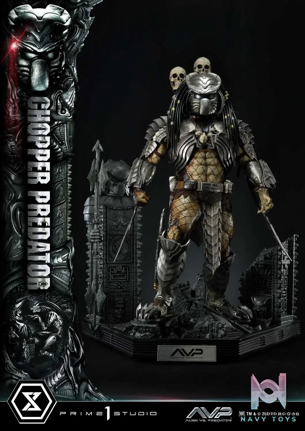 Prime 1 Studio Museum Masterline Alien vs. Predator Chopper Predator MMPR-06