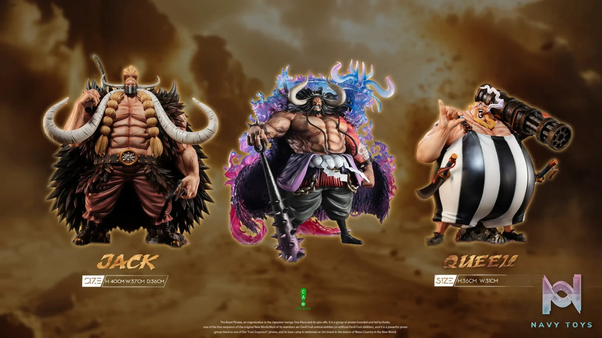 CAO Studio – One Piece The Four Kings Kaido Popmax Scale Resonance Project Queen&Jack