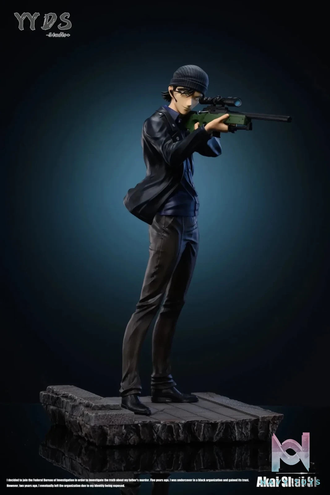 YYDS Studio - Detective Conan Raising Gun Series 4th Akai Shūichi resin statue Navy Toys anime figure