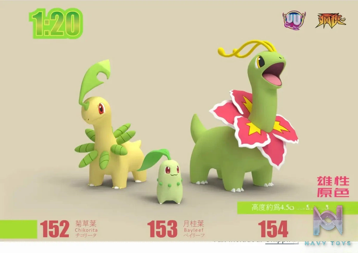 UU Studio – Pokémon Meganium Evolution Group