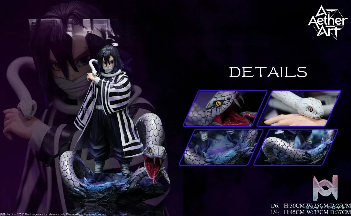 Aether Art Studio – Obanai Iguro x Giyu Tomioka Demon Slayer
