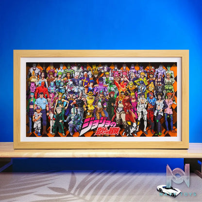 Yu Zhi Jiang Studio – JOJO Multiple Characters Series #6 3D Decorative Painting JOJO