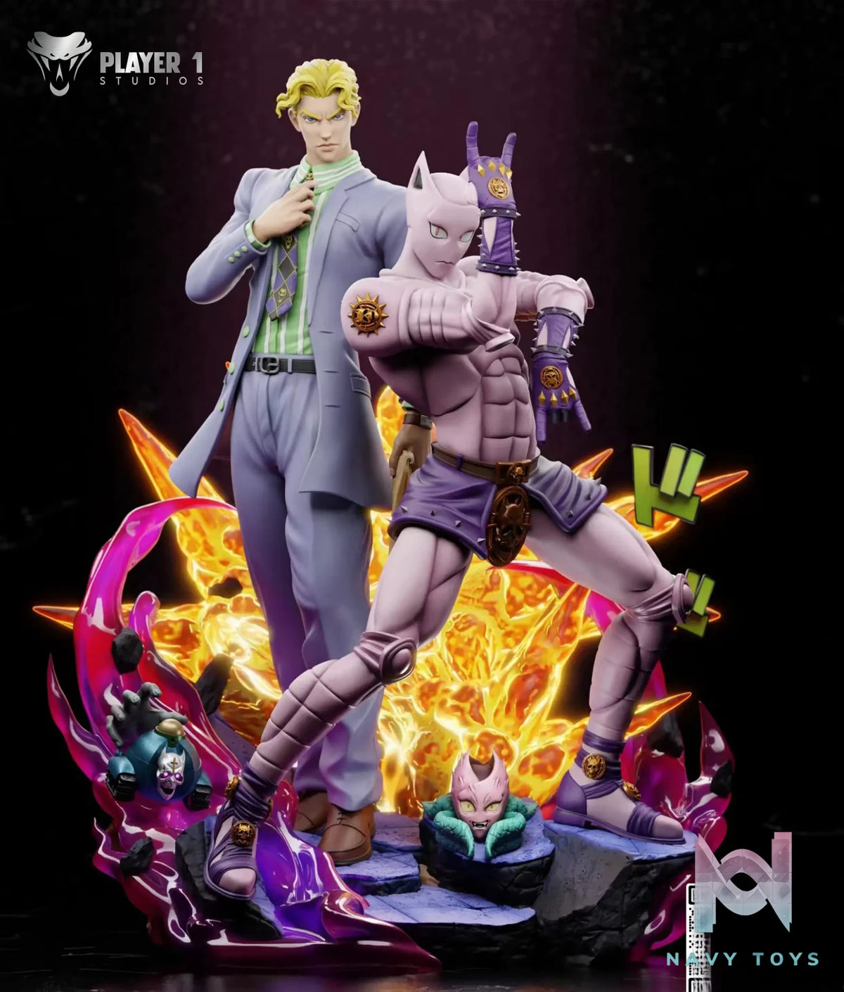 Player 1 Studio – JOJO’s Bizarre Adventure Yoshikage Kira & Killer Quee