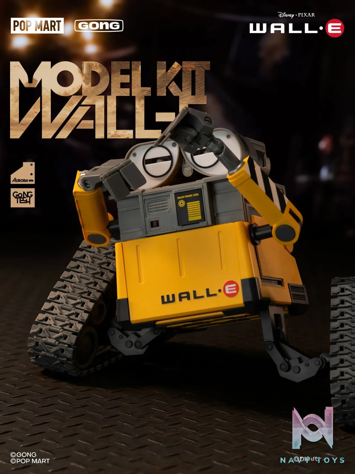 GONG Studio – WALL E WALL-E Plastic Model Kit (Licensed)