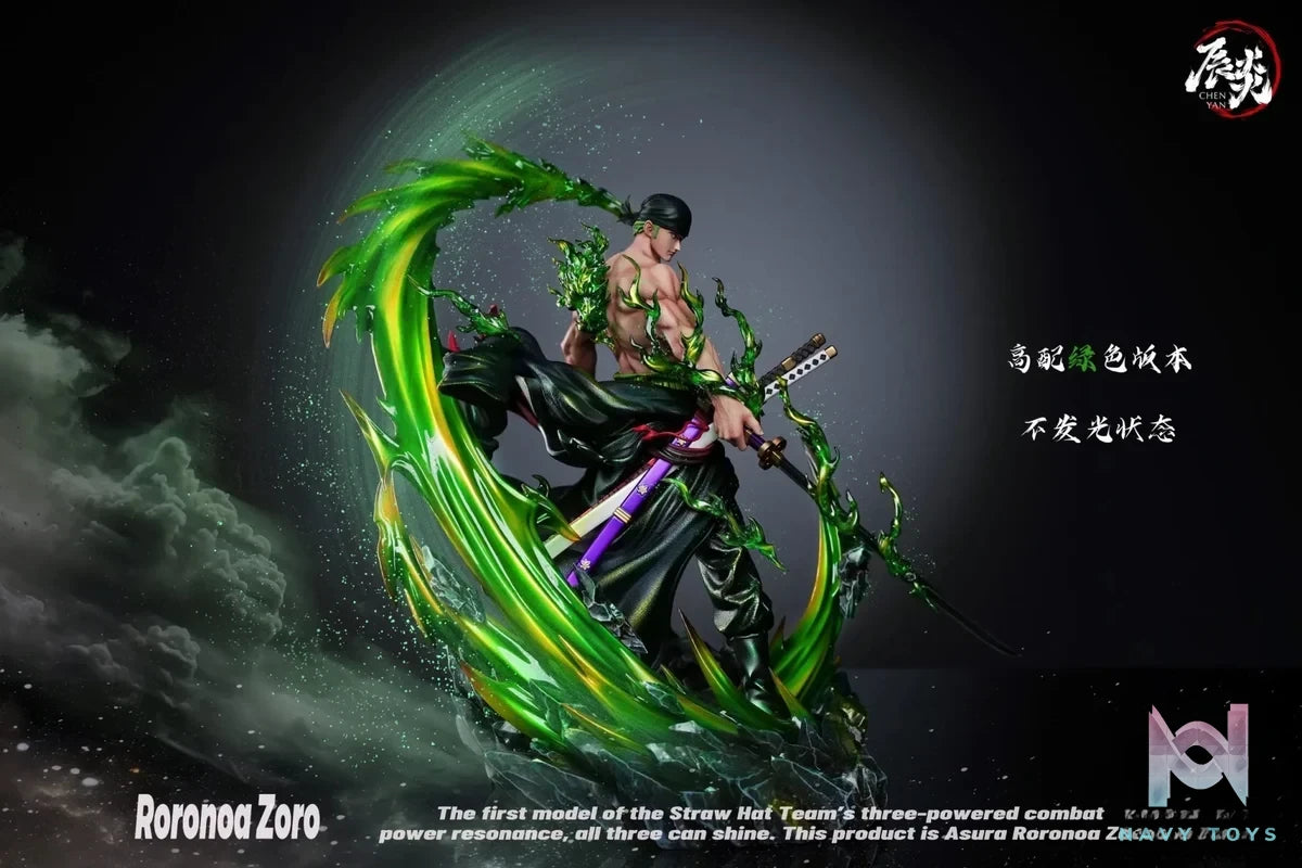 CHENYAN Studio - One Piece The Trio's Resonance 1 Roronoa Zoro resin statue Navy Toys anime figure