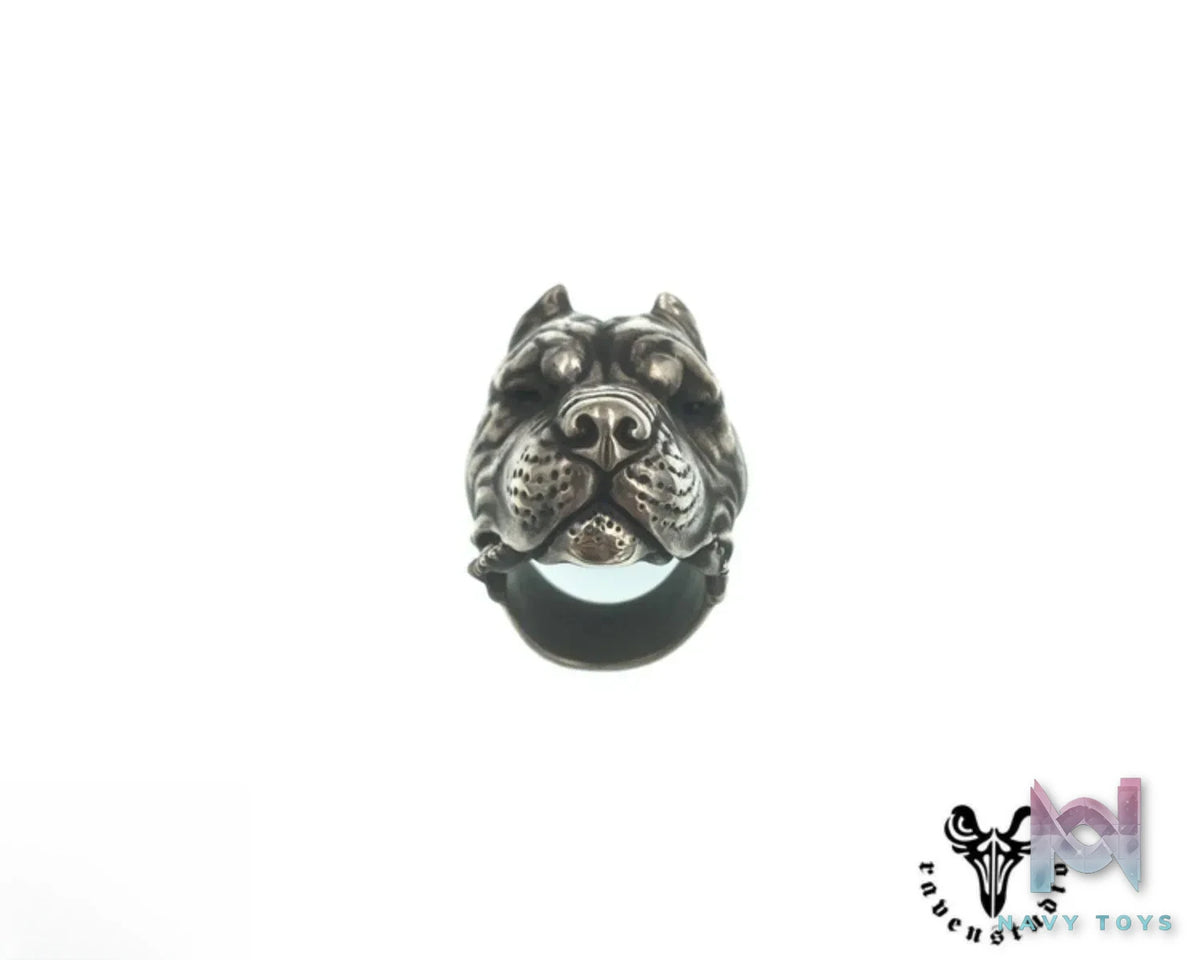 Raven Studio (silver jewelry) – Original Exclusive Design “War God” Pit Bull Ring Original