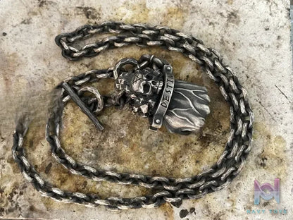 Shou Jiang Studio – Custom Original Design Fist of Destiny Skull Edition Pendant Original