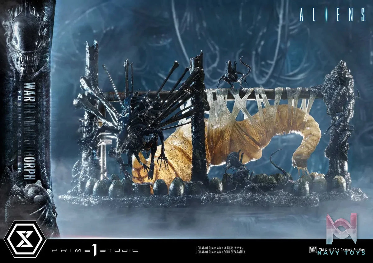 Prime 1 Studio – Ultimate Diorama Masterline Aliens (Film) Warrior Xenomorph for Queen Alien UDMAL-02 (Licensed)