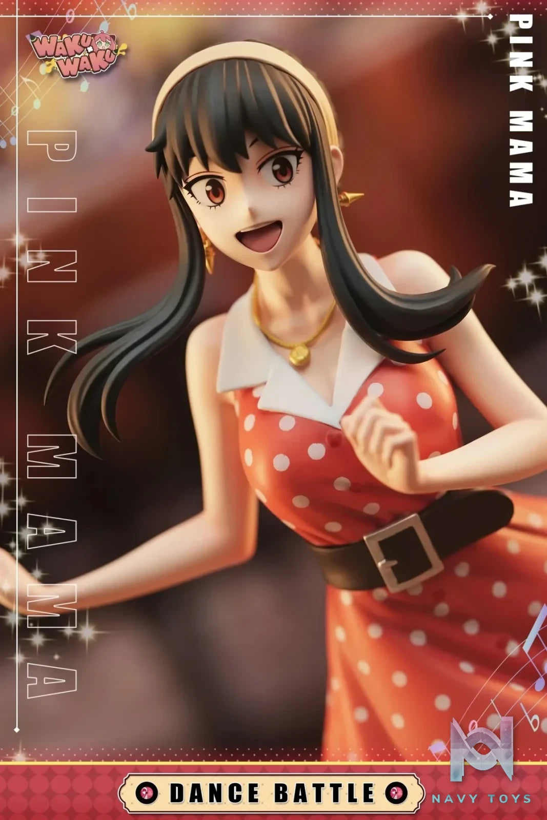 WakuWaku Studio - Spy x Family Phonograph Mom Yor Forger resin statue Navy Toys anime figure