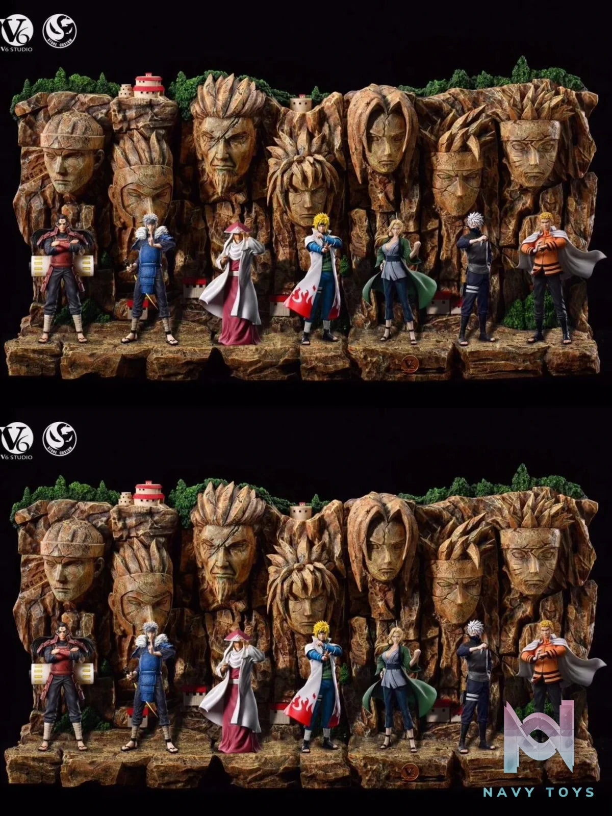 Hokage Series Set - Naruto - V6 Studio x ST Studio resin statue V6 Studio x St Studio anime figure