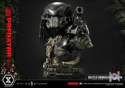 Prime 1 Studio – Premium Bust Predator (Film) Jungle Hunter Predator Battle-Damaged PBPR-03 (Licensed)