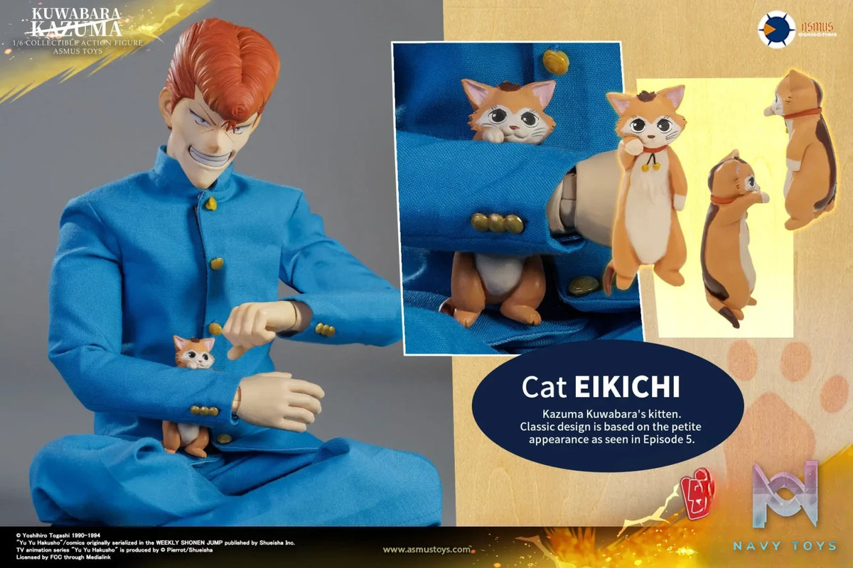 Asmus Toys Studio – Yu Yu Hakusho Kazuma Kuwabara 1/6 COLLECTIBLE ACTION FIGURE YUYU004A YUYU004LUX