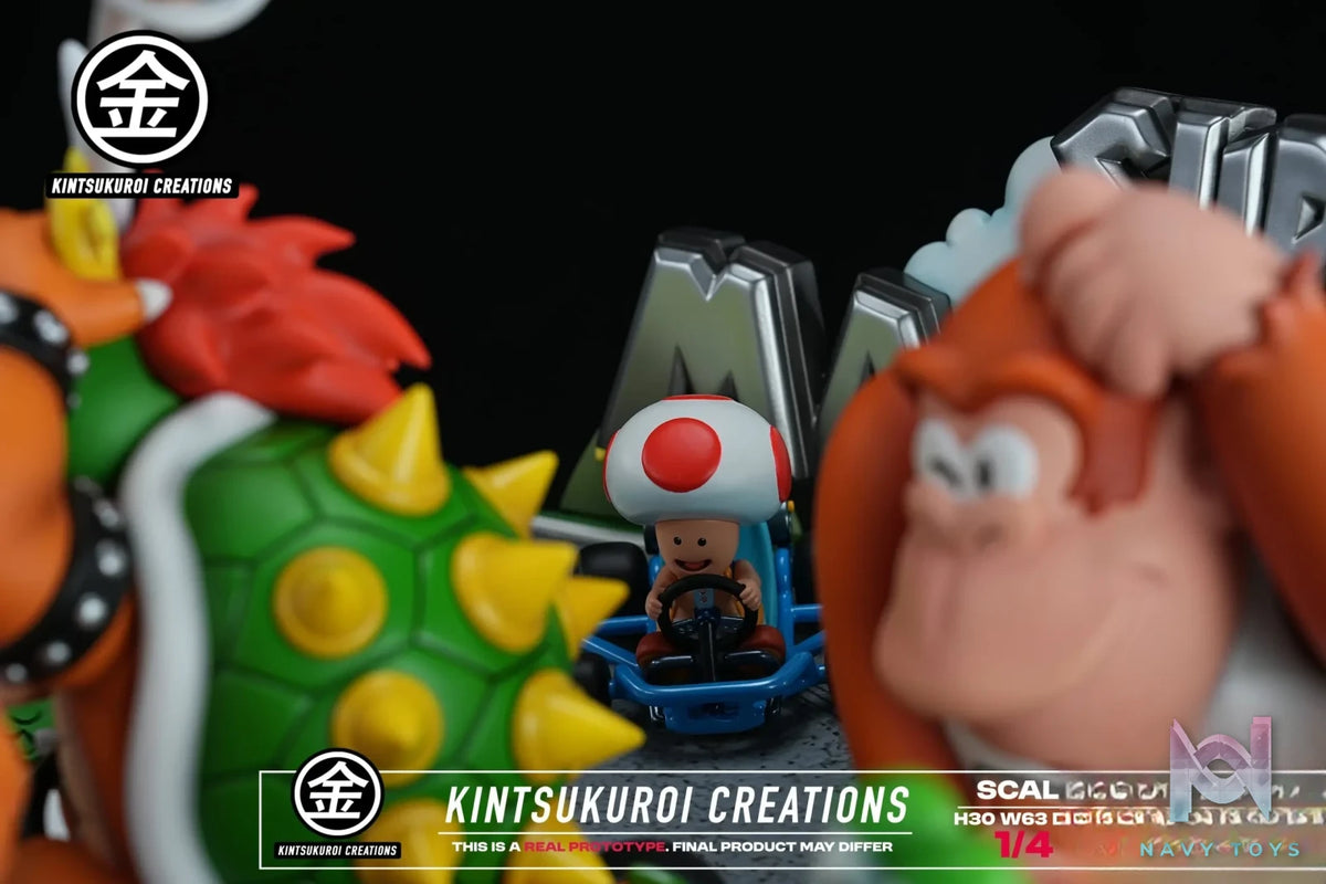 Kintsukuroi Creations Studio – SUPER MARIO KART DIORAMA Super Mario