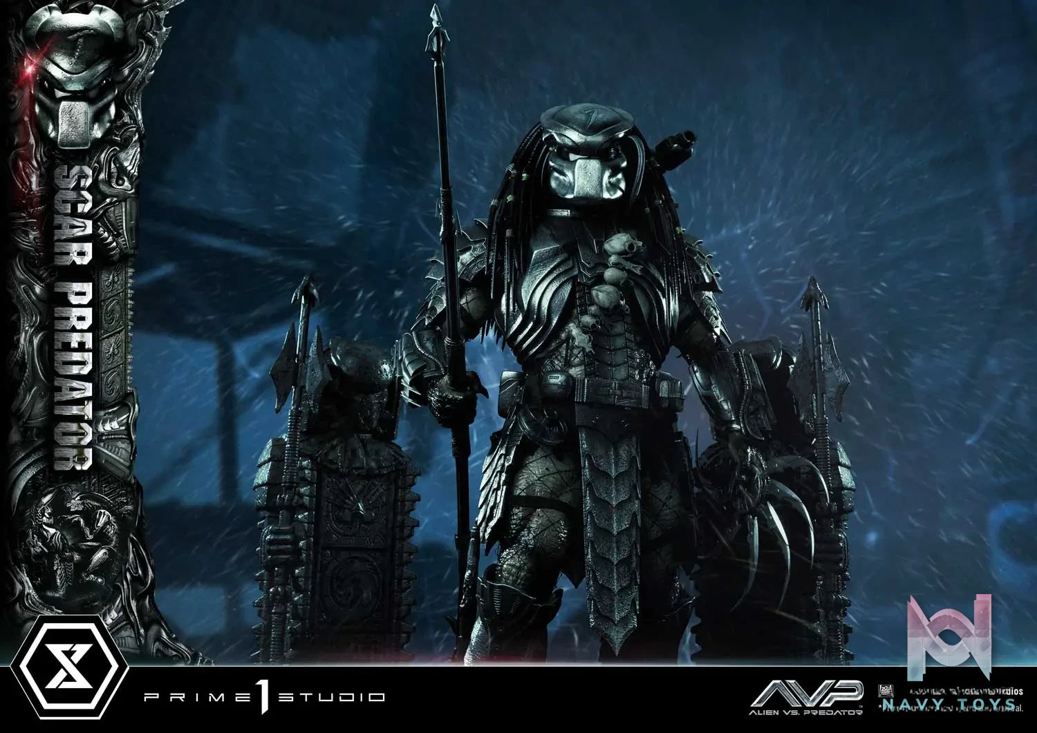 Prime 1 Studio Museum Masterline Alien vs. Predator Scar Predator MMPR-04 MMPR-04DX MMPR-04DXS