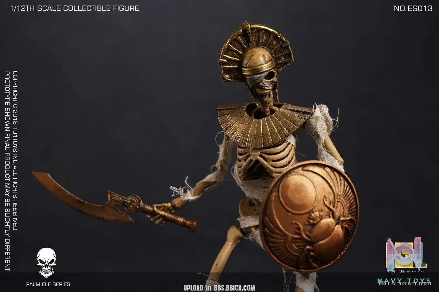 101Toys – Original PALM ELF SERIES- Skeleton Egyptian Mummy (Licensed)