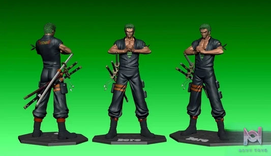 JW Studio - Straw Hat Pirates 3 Roronoa Zoro One Piece resin statue Navy Toys anime figure