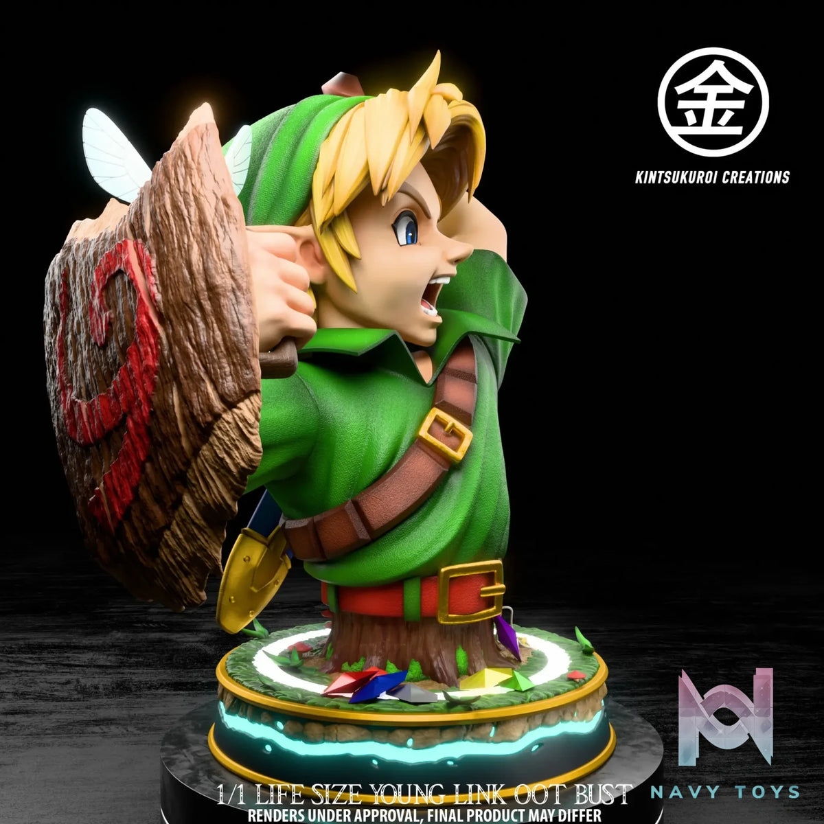 Kintsukuroi Creations Studio – Legend of Zelda Young Link Bust