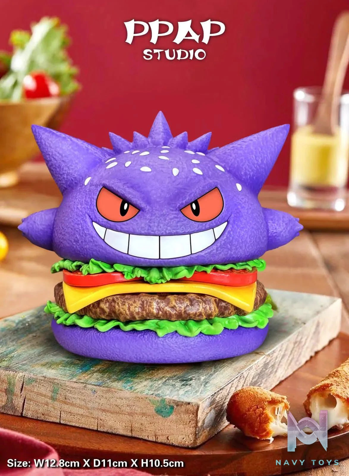 Gengar Hamburger resin statue ppap studio anime figure