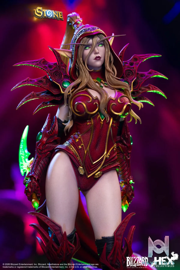 HEX Collectibles X Blizzard Entertainment – Heroes Collection Series Vol. 3 Hearthstone Valeera Sanguinar 1/6 Scale Statue HEXHS09 (Licensed)