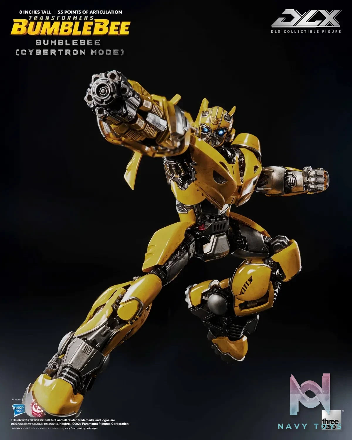 Threezero – Transformers: Bumblebee DLX Bumblebee (Cybertron Mode) 3Z10490W0 (Licensed)