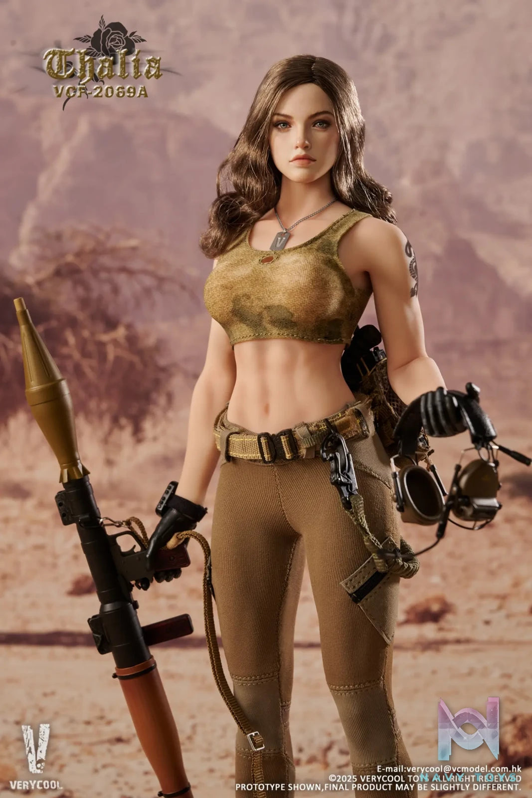 VERYCOOL – 1/6 Scale Action Figure VCF-2069 Desert female soldier -Thalia (Licensed)