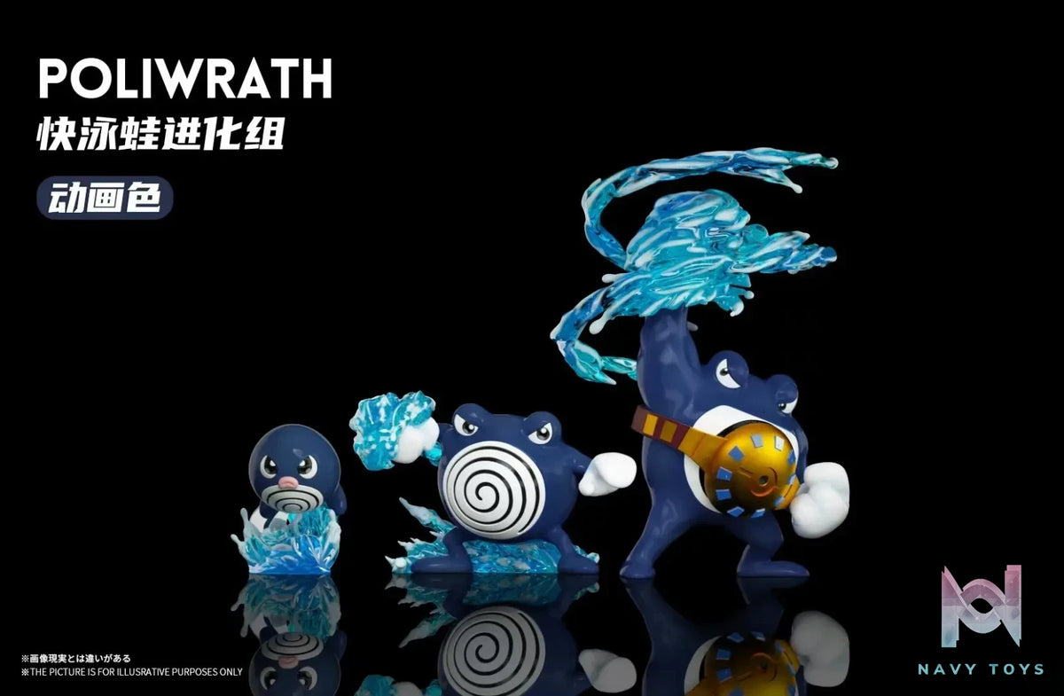 Wonder Studio – Pokémon Poliwrath Evolution Set & Primeape Evolution Set