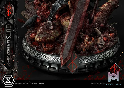 Ultimate Premium Masterline Berserk Guts, Berserker Armor Rage Edition UPMBR-18 UPMBR-18DX(Licensed) - Prime 1 Studio resin statue Navy Toys anime figure