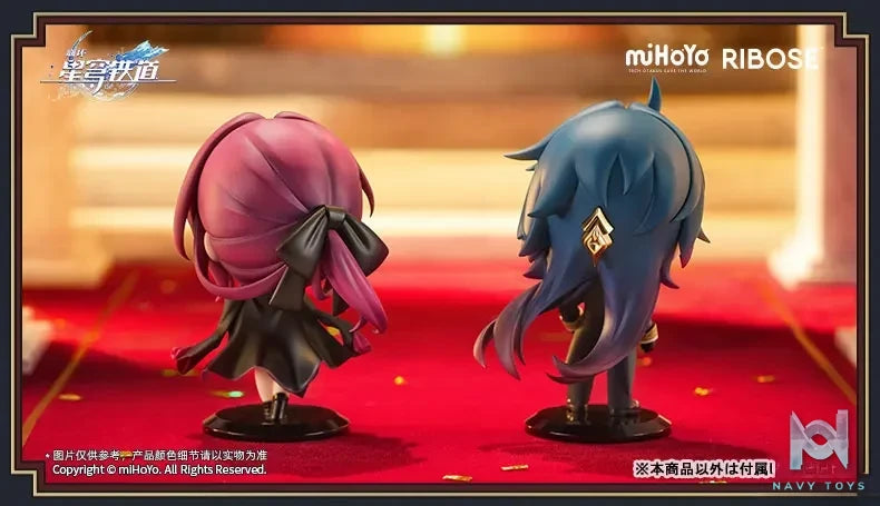 RIBOSE – Honkai: Star Rail Capsule Toy -Welcome to Train Tea Party- Kafka Chibi Figure (Licensed)