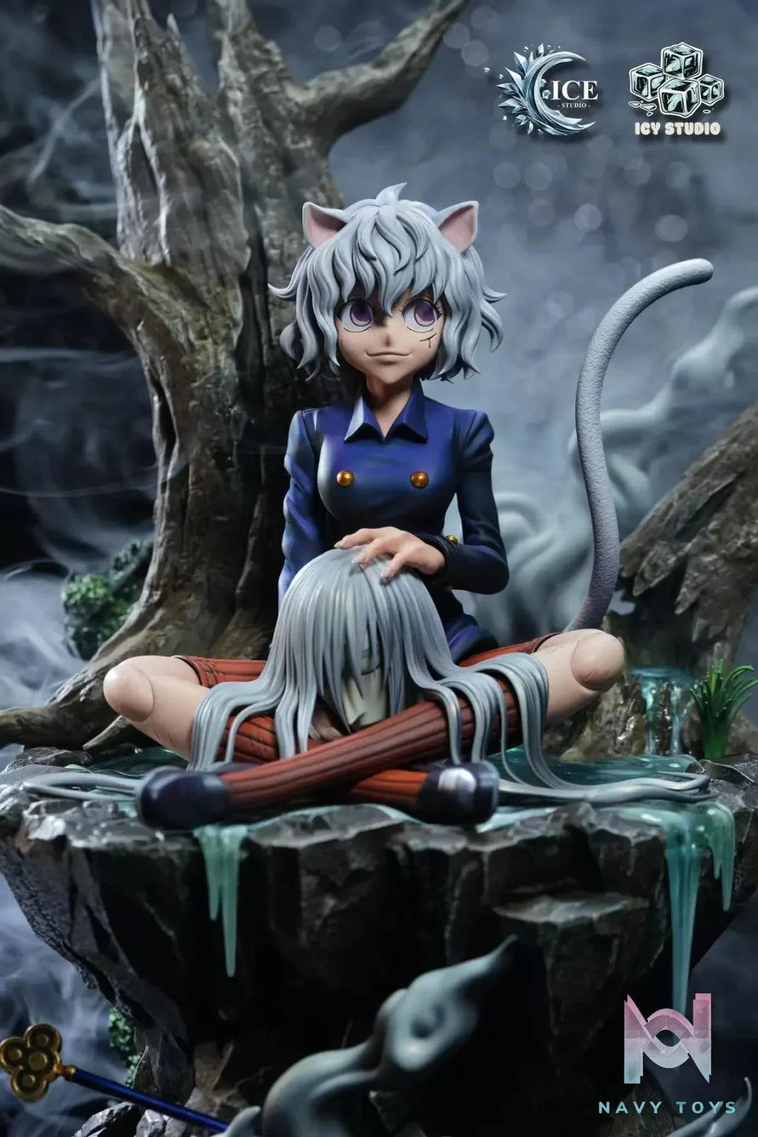 Ice Studio X Icy Studio - Neferpitou X Kaito Hunter x Hunter resin statue Navy Toys anime figure