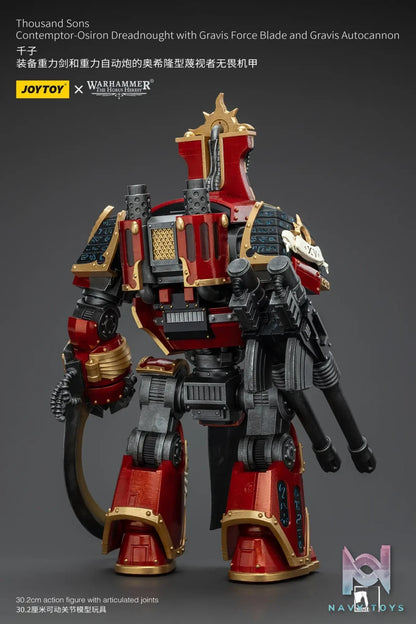 JOYTOY Studio – Warhammer ‘The Horus Heresy’ Thousand Sons Contemptor-Osiron Dreadnought With Gravis Force Blade And Gravis Autocannon JT8636 (Licensed)