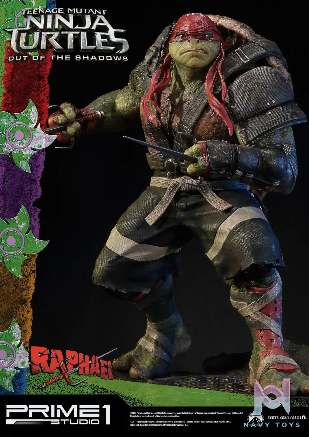 Prime 1 Studio – Premium Masterline Teenage Mutant Ninja Turtles: Out of the Shadows (Film) Raphael PMTMNT-03 (Licensed)