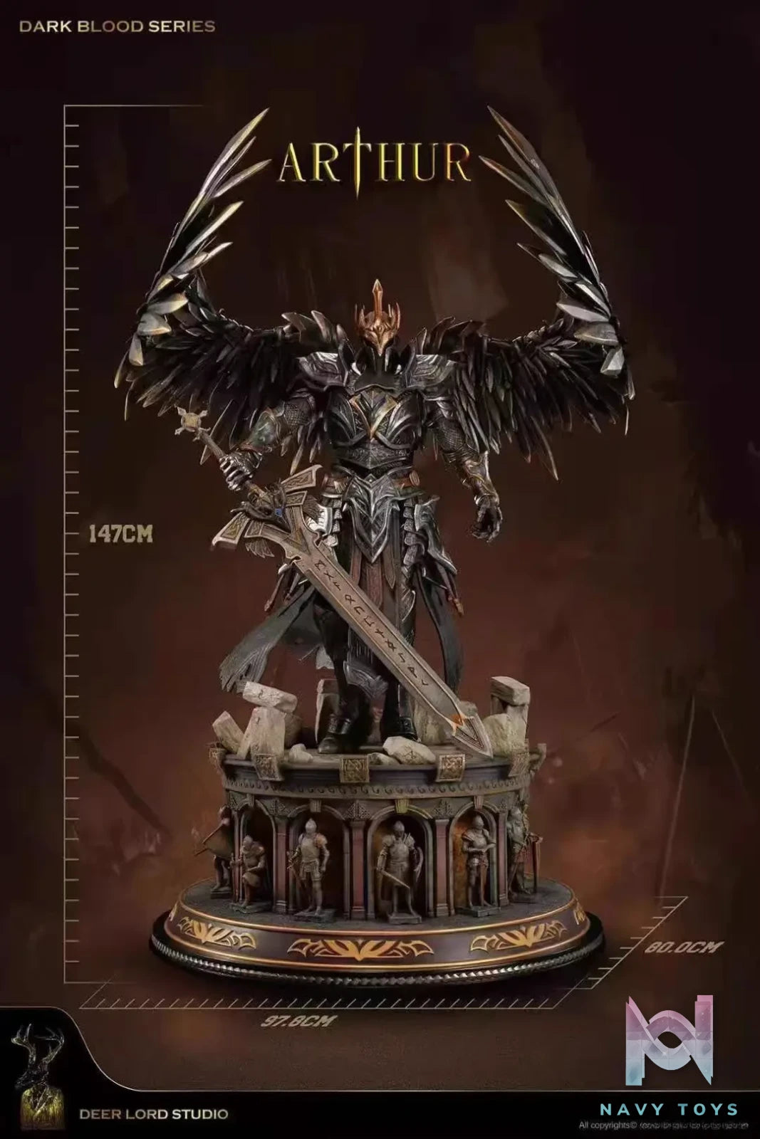 Deer Lord Studio – Original Dark Blood Series King Arthur (Licensed)