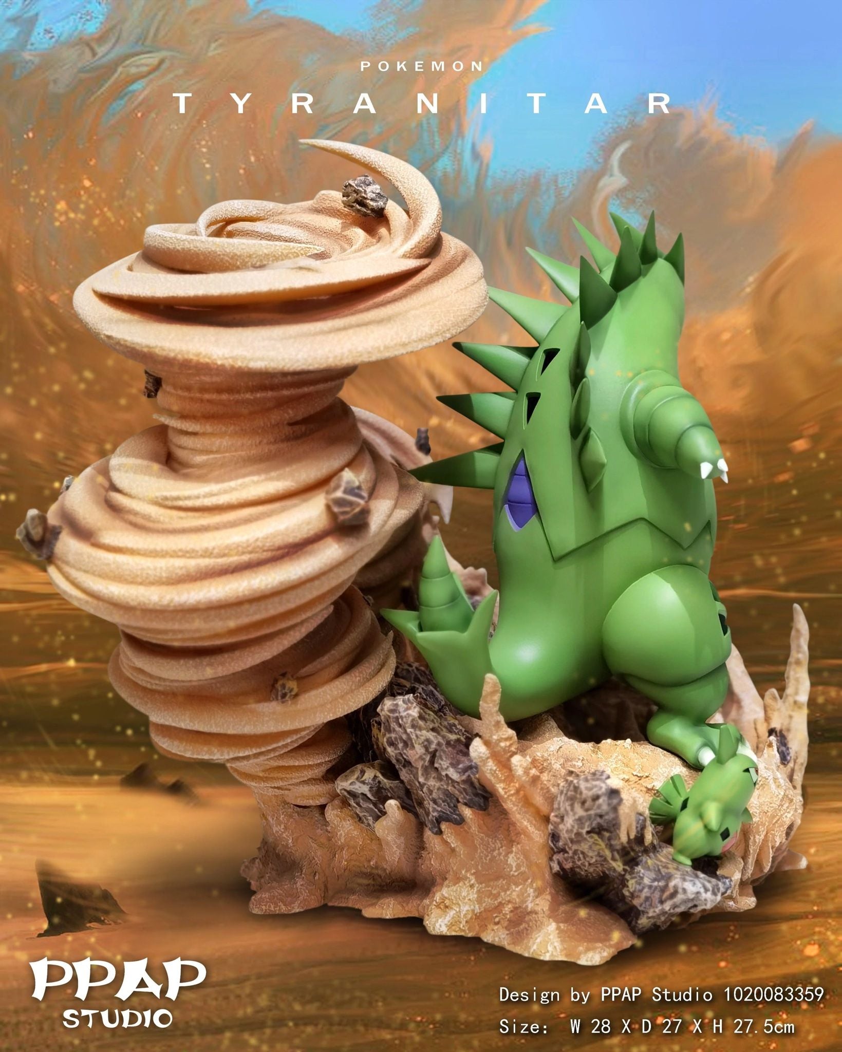 Tyranitar Family - Pokemon - PPAP Studio resin statue ppap studio anime figure