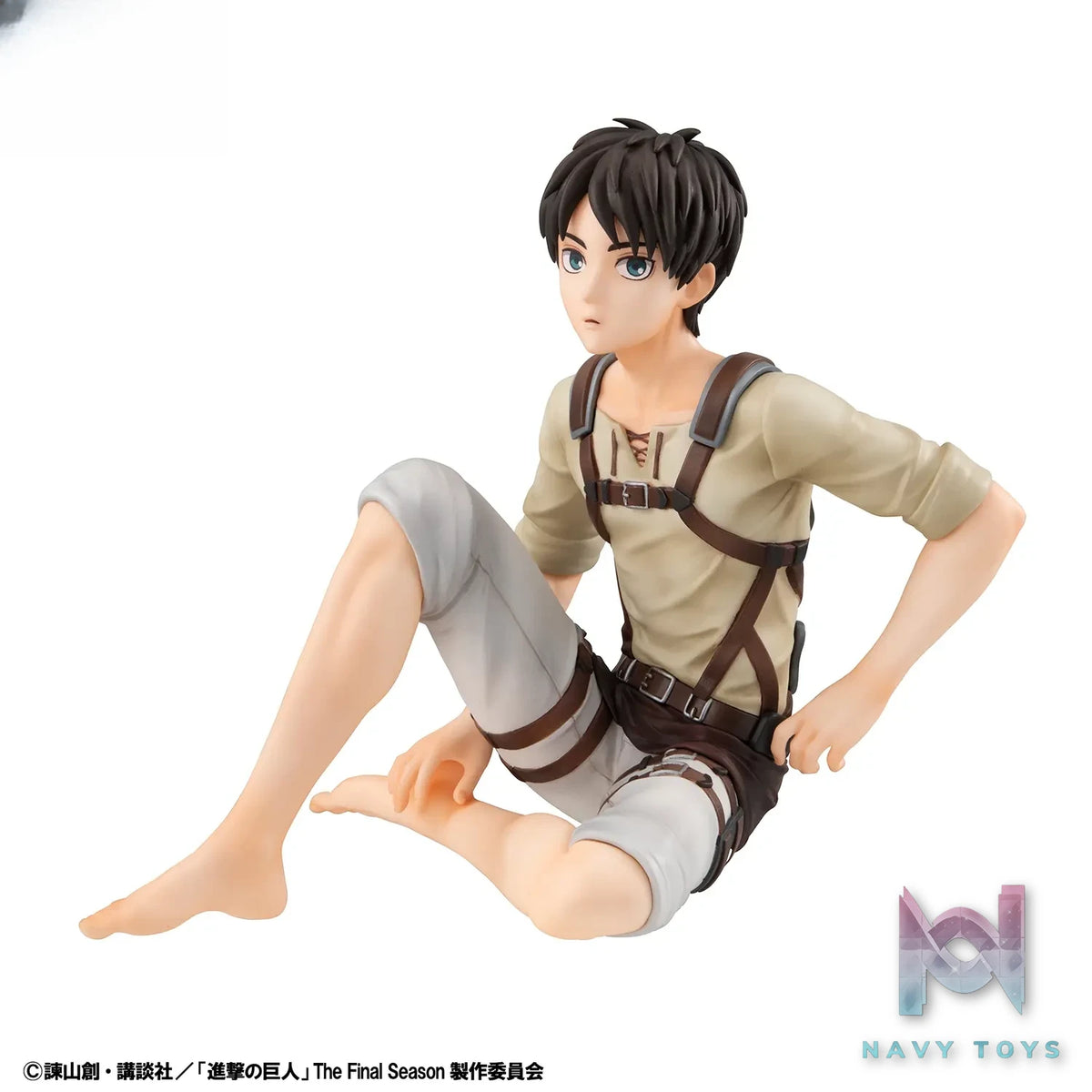 MegaHouse – G.E.M. Series Attack on Titan Palm Size Eren X Captain Levi Complete Figure (Licensed)