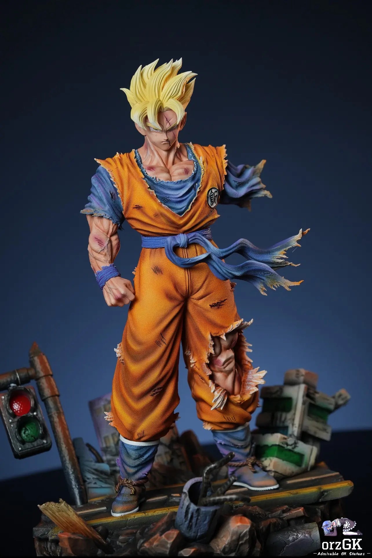JW Studio - Future Series 01 Future Gohan Dragon Ball resin statue Navy Toys anime figure