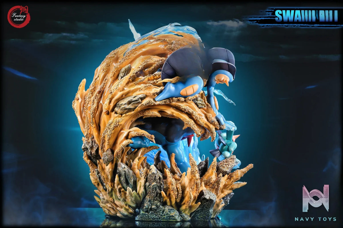 Fantasy Studio – Pokémon GX Evolution Series #13 Swampert Family Muddy Water Swampert