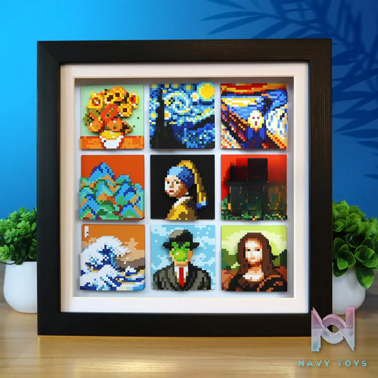 KALA HOME Studio – World Famous Painting Pixel Art 3D Decorative Painting Original