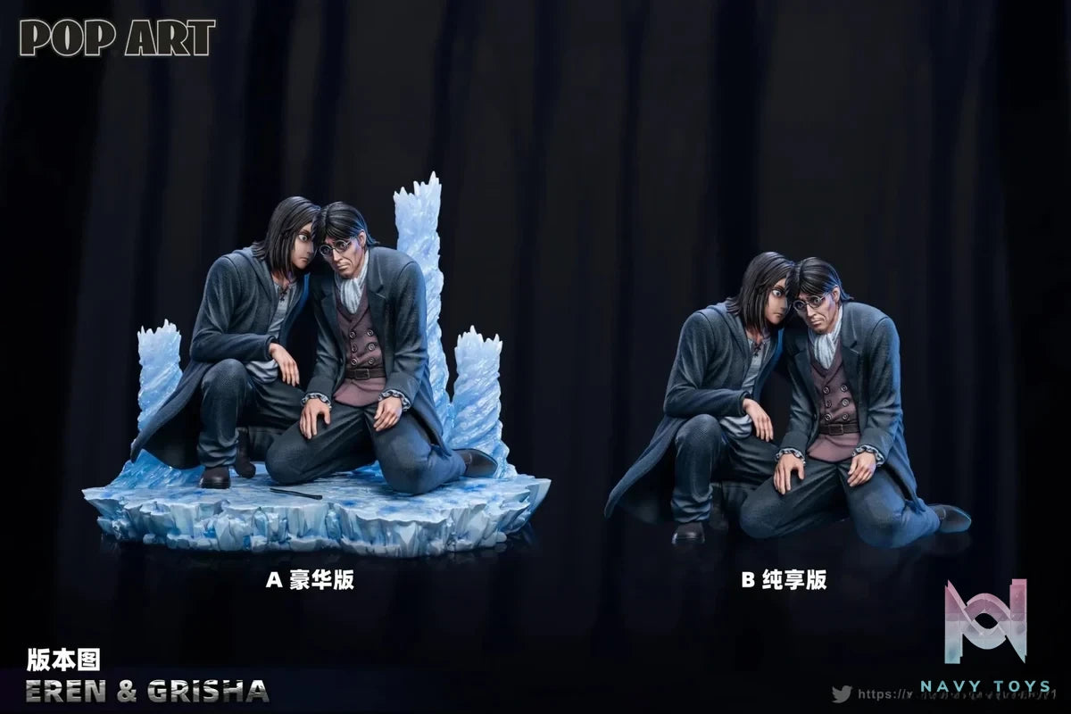 POP.ART Studio - Eren X Grisha Attack on Titan resin statue Navy Toys anime figure