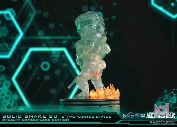 First 4 Figures – Metal Gear Solid – Solid Snake SD 8″ PVC Painted statue (Licensed)